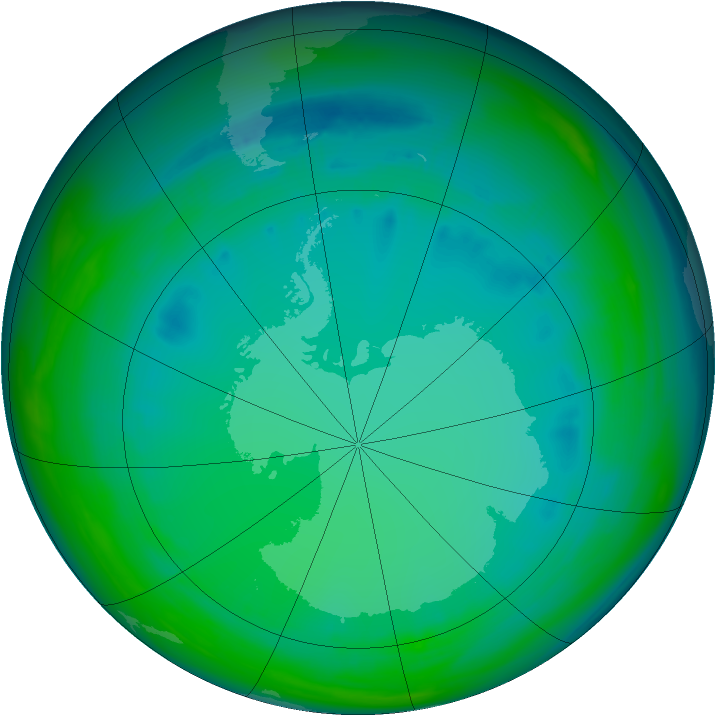 Ozone Map 2005-07-23